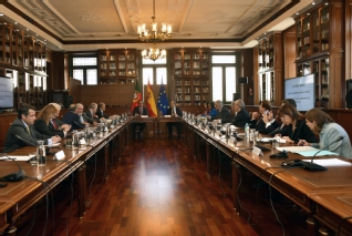 Vista general de los intervinientes de la II Cumbre Ibérica en el Tribunal Supremo